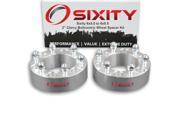Sixity Auto 2pc 2 6x5.5 Wheel Spacers Chevy Colorado M12x1.5mm 1.25in Studs Lugs