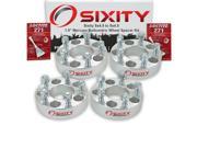 Sixity Auto 4pc 1.5 5x4.5 Wheel Spacers Mercury Comet Cougar 1 2 20tpi 1.25in Studs Lugs Loctite