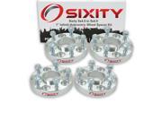 Sixity Auto 4pc 1 5x4.5 Wheel Spacers Infiniti Q45 I30 I35 EX35 FX35 G35 G37 M12x1.25mm 1.25in Hubcentric