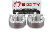 Sixity Auto 2pc 2 5x4.5 Wheel Spacers Sixity Auto Pickup Truck SUV M12x1.5mm 1.25in Studs Lugs