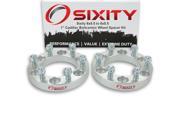 Sixity Auto 2pc 1 6x5.5 Wheel Spacers Cadillac Escalade M14x1.5mm 1.25in Studs Lugs