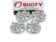 Sixity Auto 4pc 1.5 5x4.5 Wheel Spacers Jeep Grand Cherokee Wrangler Liberty 1 2 20tpi 1.25in Hubcentric
