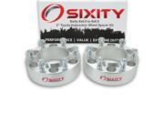 Sixity Auto 2pc 2 6x5.5 Wheel Spacers Toyota 4Runner T100 Truck Land Cruiser Tacoma Tundra M12x1.5mm 1.25in Hubcentric