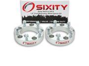 Sixity Auto 2pc 1.5 5x5.5 Wheel Spacers Ford F150 Pickup Truck 1 2 20tpi 1.25in Studs Lugs