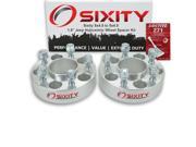 Sixity Auto 2pc 1.5 5x4.5 Wheel Spacers Jeep Grand Cherokee Wrangler Liberty 1 2 20tpi 1.25in Hubcentric Loctite