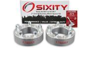 Sixity Auto 2pc 2 5x139.7 Wheel Spacers Ford F150 Pickup Truck 1 2 20tpi 1.25in Studs Lugs Loctite