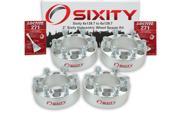 Sixity Auto 4pc 2 6x139.7 Wheel Spacers Sixity Auto Pickup Truck SUV M12x1.5mm 1.25in Hubcentric Loctite