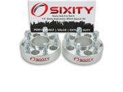 Sixity Auto 2pc 1.5 5x4.5 Wheel Spacers Sixity Auto Pickup Truck SUV 1 2 20tpi 1.25in Hubcentric