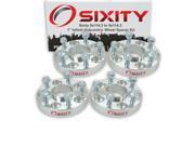 Sixity Auto 4pc 1 5x114.3 Wheel Spacers Infiniti Q45 I30 I35 EX35 FX35 G35 G37 M12x1.25mm 1.25in Hubcentric