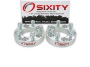 Sixity Auto 2pc 1.25 5x114.3 Wheel Spacers Lincoln Aviator Continental III Mark VII Town Car 1 2 20tpi 1.25in Studs Lugs