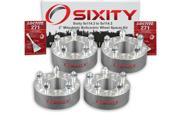 Sixity Auto 4pc 2 5x114.3 Wheel Spacers Mitsubishi Eclipse Galant M12x1.5mm 1.25in Studs Lugs Loctite