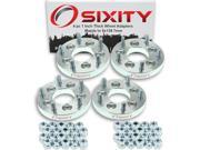 Sixity Auto 4pc 1 Thick 5x139.7mm Wheel Adapters Mazda B2500 B3000 B4000 Navajo