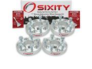 Sixity Auto 4pc 1 5x114.3 Wheel Spacers Nissan 350Z 200SX 300ZX Altima Maxima Sentra Quest M12x1.25mm 1.25in Hubcentric Loctite