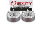 Sixity Auto 2pc 2 5x4.5 Wheel Spacers Land Rover Freelander M12x1.5mm 1.25in Studs Lugs