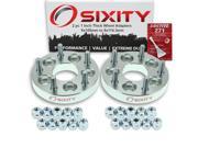 Sixity Auto 2pc 1 Thick 5x100mm to 5x114.3mm Wheel Adapters Pickup Truck SUV Loctite