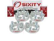 Sixity Auto 4pc 1.25 5x4.5 Wheel Spacers Ford Crown Victoria Edge 1 2 20tpi 1.25in Studs Lugs Loctite