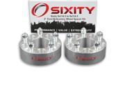 Sixity Auto 2pc 2 5x114.3 Wheel Spacers Ford Taurus Escape Fusion M12x1.5mm 1.25in Studs Lugs