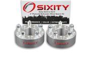 Sixity Auto 2pc 2 5x4.5 Wheel Spacers Plymouth Grand Voyager M12x1.5mm 1.25in Studs Lugs
