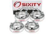 Sixity Auto 4pc 1.25 6x139.7 Wheel Spacers Sixity Auto Pickup Truck SUV M12x1.5mm 1.25in Hubcentric