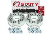 Sixity Auto 2pc 1.5 Thick 5x127mm Wheel Adapters Ford Escape Five Hundred Freestyle Fusion Probe Taurus X Loctite