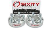 Sixity Auto 2pc 1.5 5x4.5 Wheel Spacers Jeep Grand Cherokee Wrangler Liberty 1 2 20tpi 1.25in Hubcentric