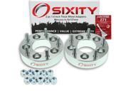 Sixity Auto 2pc 1.5 Thick 5x127mm Wheel Adapters Mercury 6 Mariner Milan Montego Sable Loctite