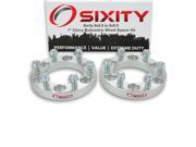 Sixity Auto 2pc 1 6x5.5 Wheel Spacers Chevy Astro Avalanche Chevy Pickup Express G30 Silverado Suburban 1500 M14x1.5mm 1.25in Studs Lugs