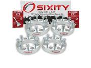 Sixity Auto 4pc 1.5 8x6.7 Wheel Spacers Sixity Auto Pickup Truck SUV M14x1.5mm 1.75in Studs Lugs Loctite