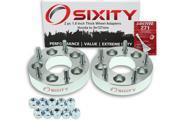 Sixity Auto 2pc 1.5 Thick 5x127mm Wheel Adapters Honda Accord Crosstour Civic CR V CR Z Element Fit Odyssey Pilot Prelude S2000 Loctite