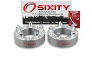 Sixity Auto 2pc 2 5x5.5 Wheel Spacers Ford F150 Pickup Truck 1 2 20tpi 1.25in Studs Lugs Loctite