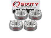 Sixity Auto 4pc 2 5x114.3 Wheel Spacers Chrysler 300M Sebring M12x1.5mm 1.25in Studs Lugs
