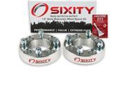Sixity Auto 2pc 1.5 4x114.3 Wheel Spacers Sixity Auto Pickup Truck SUV M10x1.25mm 1in Studs Lugs Loctite