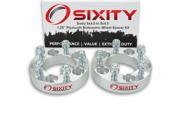 Sixity Auto 2pc 1.25 5x4.5 Wheel Spacers Plymouth Belvedere Fury III Satellite Trailduster 1 2 20tpi 1.25in Studs Lugs