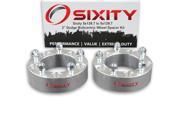 Sixity Auto 2pc 2 5x139.7 Wheel Spacers Dodge Ram 1500 2500 3500 1 2 20tpi 1.25in Studs Lugs