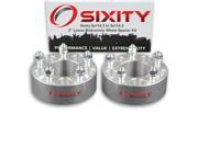 Sixity Auto 2pc 2 5x114.3 Wheel Spacers Lexus ES GS IS LS RX SC M12x1.5mm 1.25in Studs Lugs