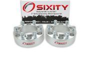 Sixity Auto 2pc 2 6x139.7 Wheel Spacers Sixity Auto Pickup Truck SUV M12x1.5mm 1.25in Hubcentric