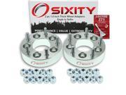 Sixity Auto 2pc 1.5 Thick 5x5 Wheel Adapters Eagle Talon Vision Loctite