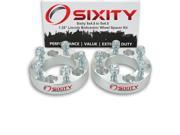 Sixity Auto 2pc 1.25 5x4.5 Wheel Spacers Lincoln Aviator Continental III Mark VII Town Car 1 2 20tpi 1.25in Studs Lugs