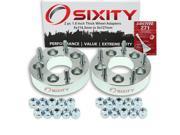 Sixity Auto 2pc 1.5 Thick 5x114.3mm to 5x127mm Wheel Adapters Pickup Truck SUV Loctite