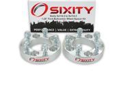 Sixity Auto 2pc 1.25 5x114.3 Wheel Spacers Ford Mustang 1 2 20tpi 1.25in Studs Lugs