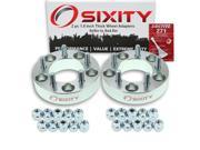 Sixity Auto 2pc 1.5 Thick 5x5 to 5x4.5 Wheel Adapters Pickup Truck SUV Loctite