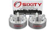 Sixity Auto 2pc 2 5x114.3 Wheel Spacers Sixity Auto Pickup Truck SUV M12x1.5mm 1.25in Studs Lugs