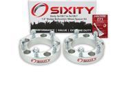 Sixity Auto 2pc 1.5 5x139.7 Wheel Spacers Dodge Ram 1500 2500 3500 1 2 20tpi 1.25in Studs Lugs Loctite