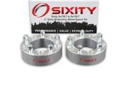 Sixity Auto 2pc 2 5x139.7 Wheel Spacers Sixity Auto Pickup Truck SUV 1 2 20tpi 1.25in Studs Lugs