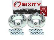 Sixity Auto 2pc 1.5 Thick 5x127mm to 5x114.3mm Wheel Adapters Pickup Truck SUV Loctite