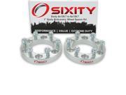 Sixity Auto 2pc 1 6x139.7 Wheel Spacers Sixity Auto Pickup Truck SUV M14x1.5mm 1.25in Studs Lugs