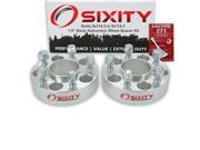 Sixity Auto 2pc 1.5 5x114.3 Wheel Spacers Sixity Auto Pickup Truck SUV 1 2 20tpi 1.25in Hubcentric Loctite