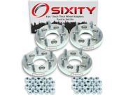 Sixity Auto 4pc 1 Thick 5x5.5 Wheel Adapters Ford Crown Victoria Edge Mustang Taurus Torino