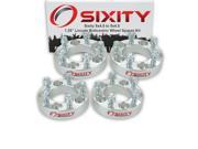 Sixity Auto 4pc 1.25 5x4.5 Wheel Spacers Lincoln MKX 1 2 20tpi 1.25in Studs Lugs