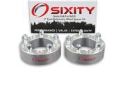 Sixity Auto 2pc 2 5x5.5 Wheel Spacers Ford F150 Pickup Truck 1 2 20tpi 1.25in Studs Lugs